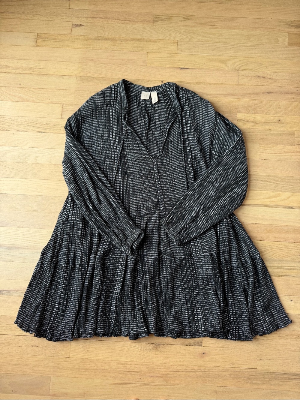 Women's Black V-Neck mini dress